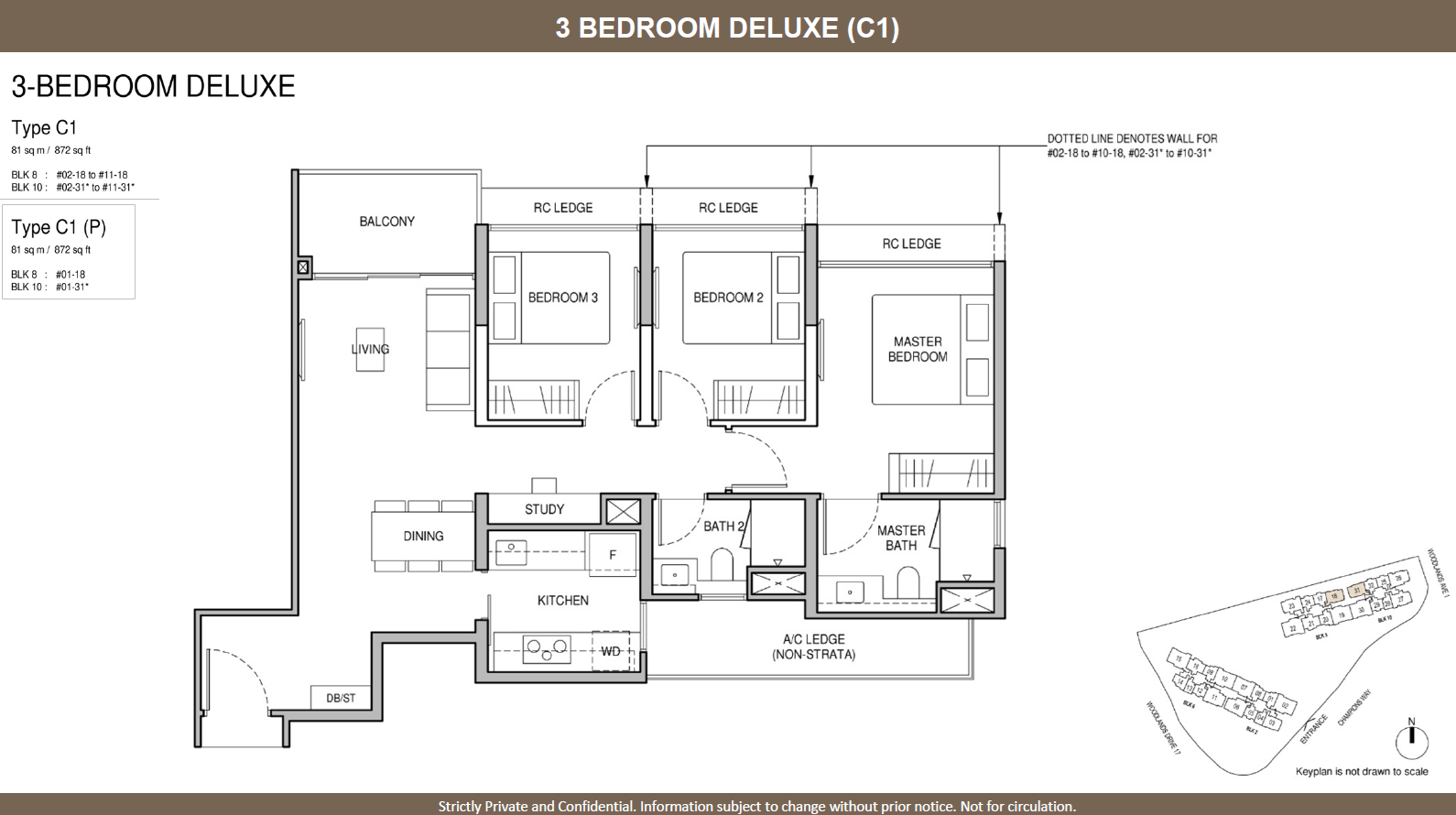 Norwood Grand 景林嘉园 3 BEDROOM DELUXE C1(P)