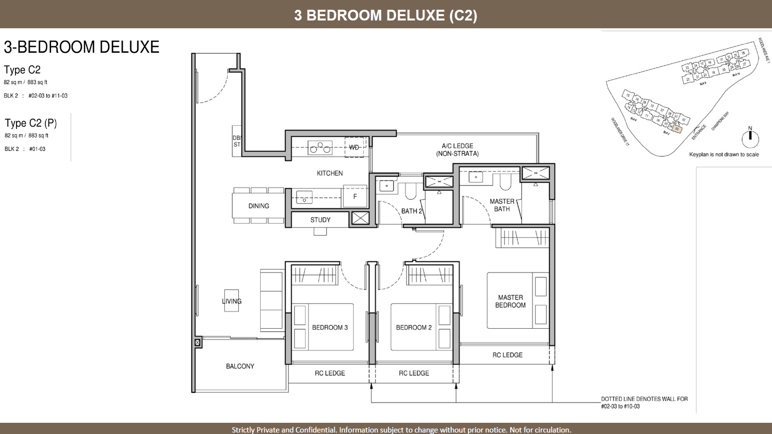 Norwood Grand 景林嘉园 3 BEDROOM DELUXE C2(P)