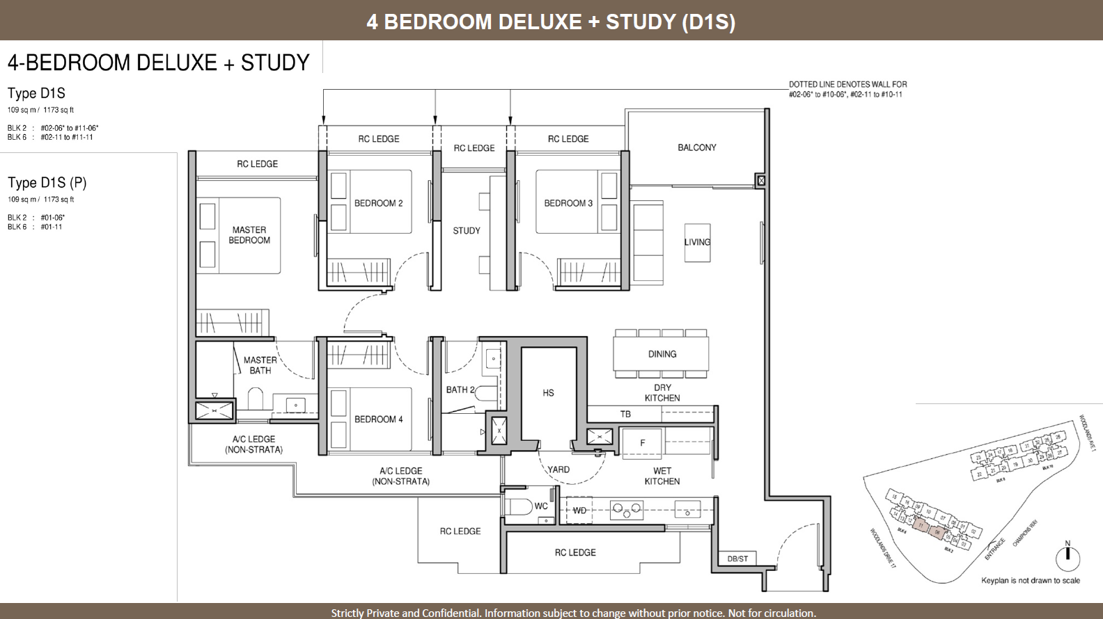 Norwood Grand 景林嘉园 4 BEDROOM DELUXE + STUDY D1S(P)