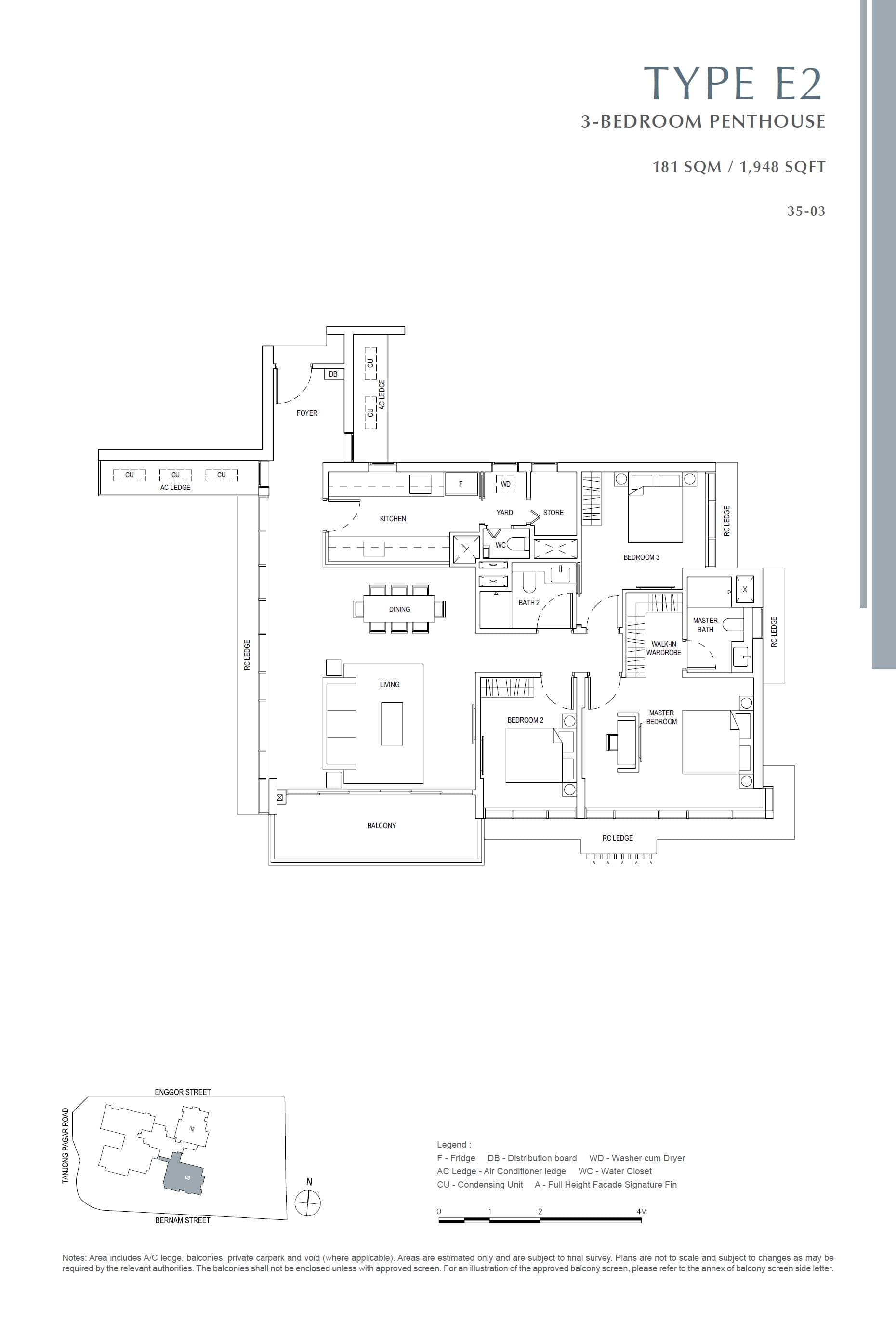 One Bernam 柏南华庭 Penthouse E2