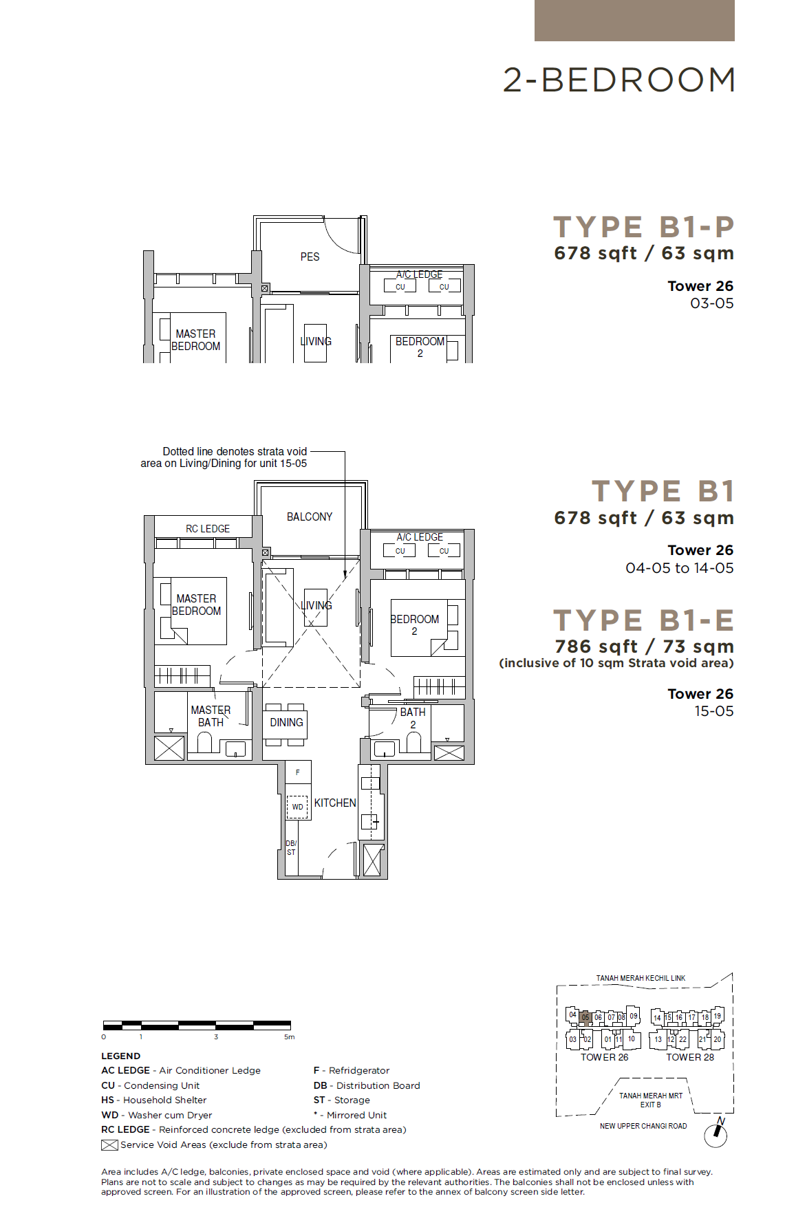 Sceneca Residence 2BR B1-E