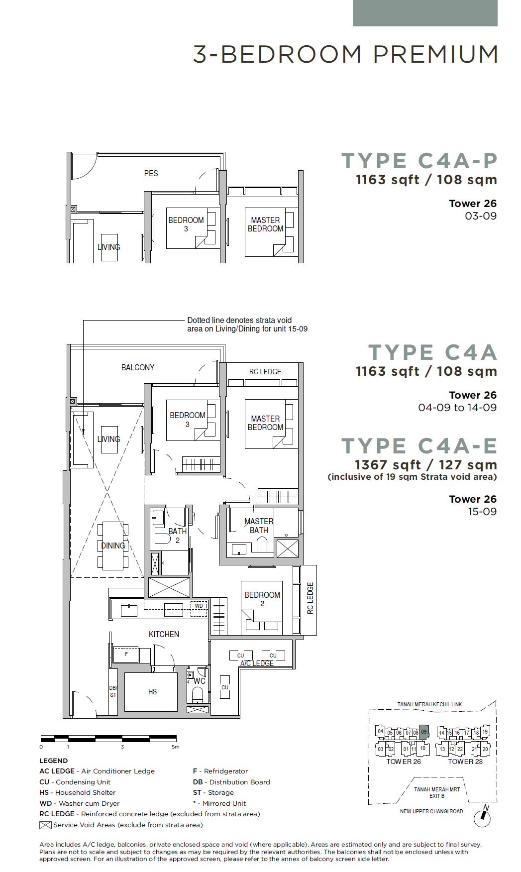 Sceneca Residence 3BR Premium C4A