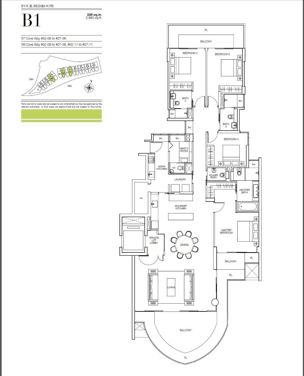 Seascape 涛源湾 4 Bedroom B1