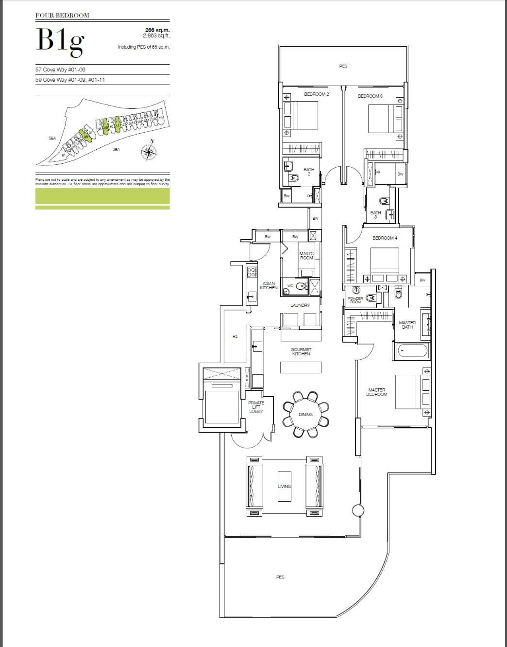 Seascape 涛源湾 4 Bedroom B1g