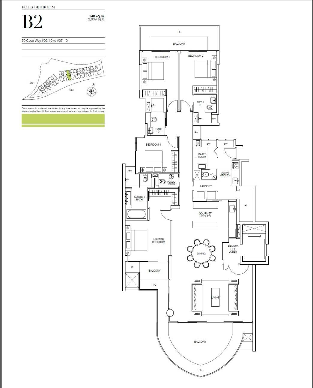 Seascape 涛源湾 4 Bedroom B2