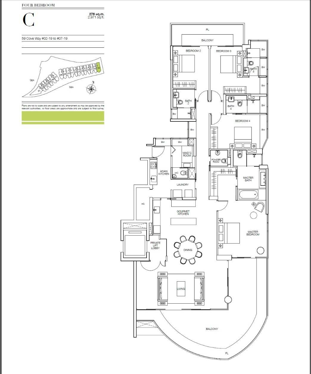 Seascape 涛源湾 4 Bedroom C