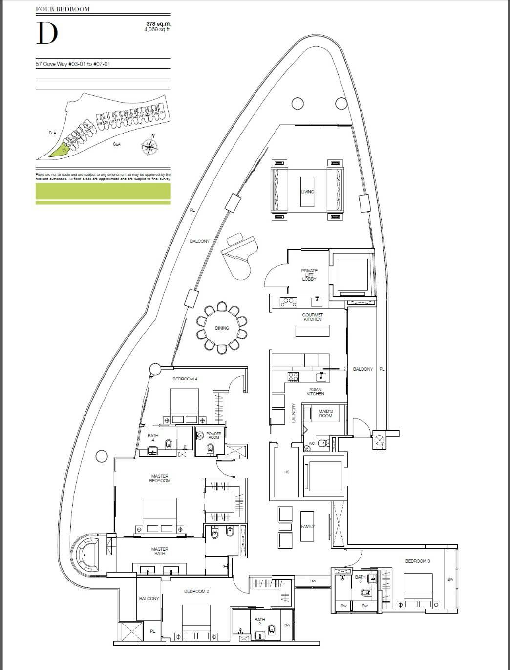 Seascape 涛源湾 4 Bedroom D