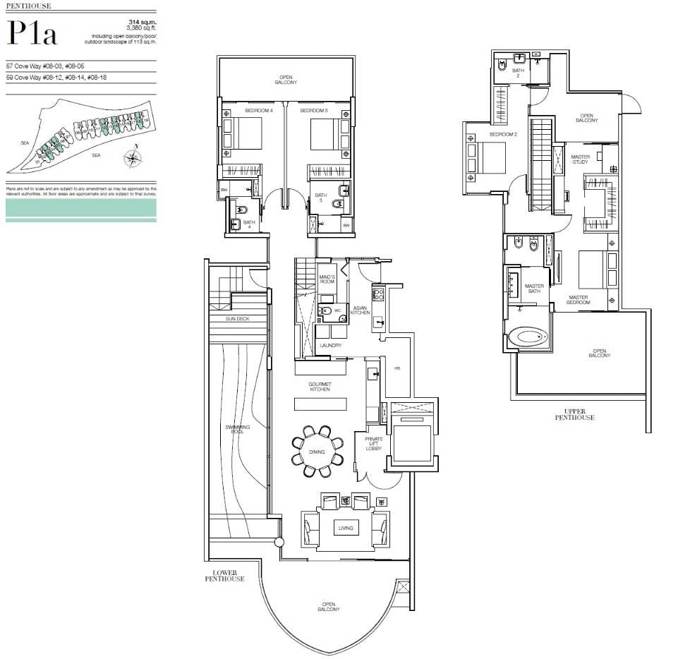 Seascape 涛源湾 Penthouse P1a