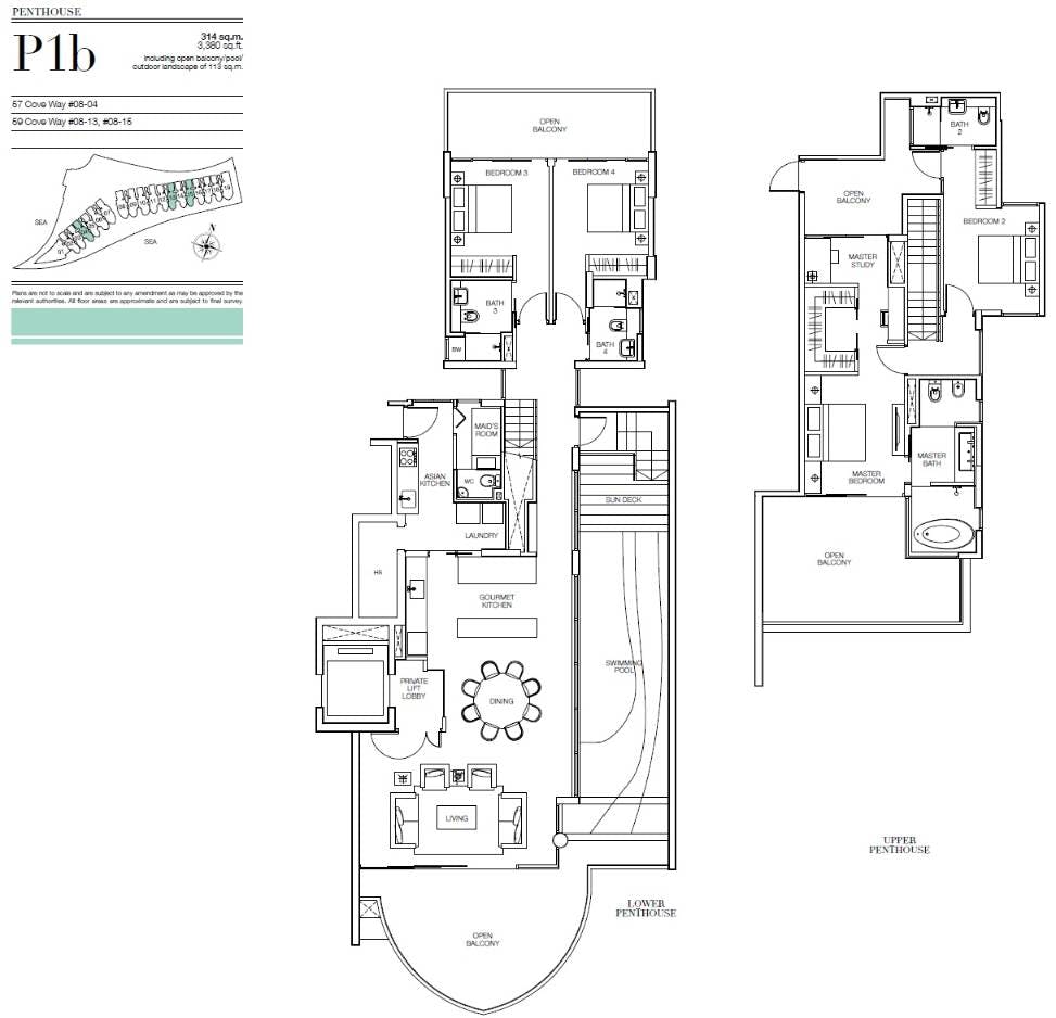 Seascape 涛源湾 Penthouse P1b