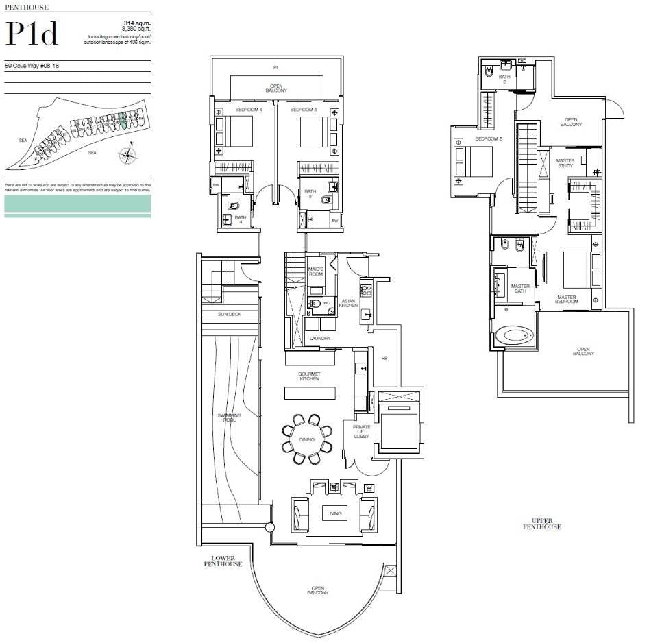 Seascape 涛源湾 Penthouse P1d