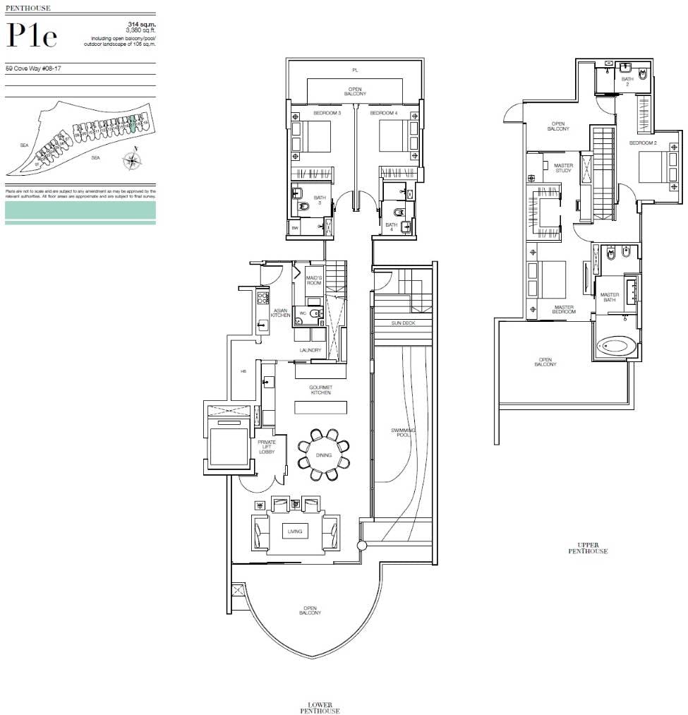 Seascape 涛源湾 Penthouse P1e