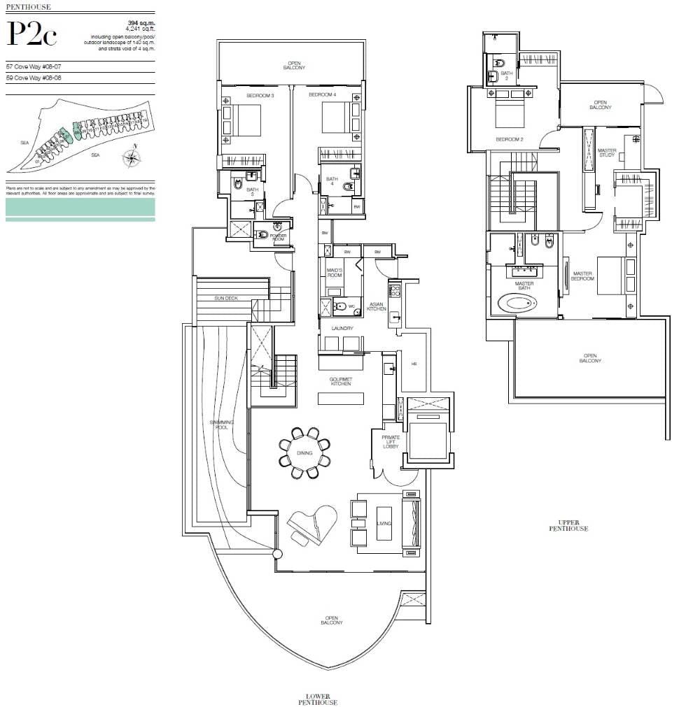 Seascape 涛源湾 Penthouse P2c