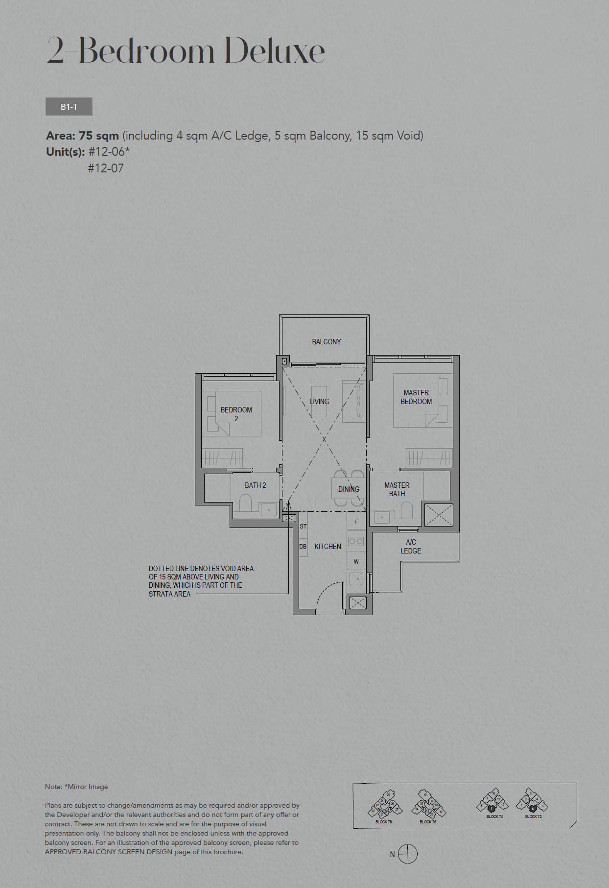 SORA 水岸华庭 2 Bedroom Deluxe B1-T