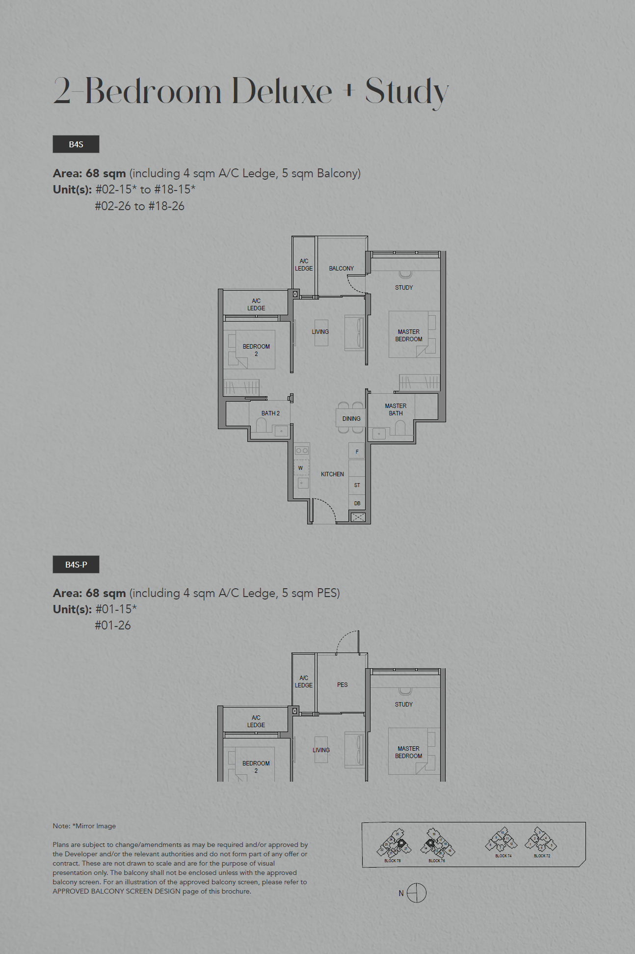 SORA 水岸华庭 2 Bedroom Deluxe + Study B4S-P