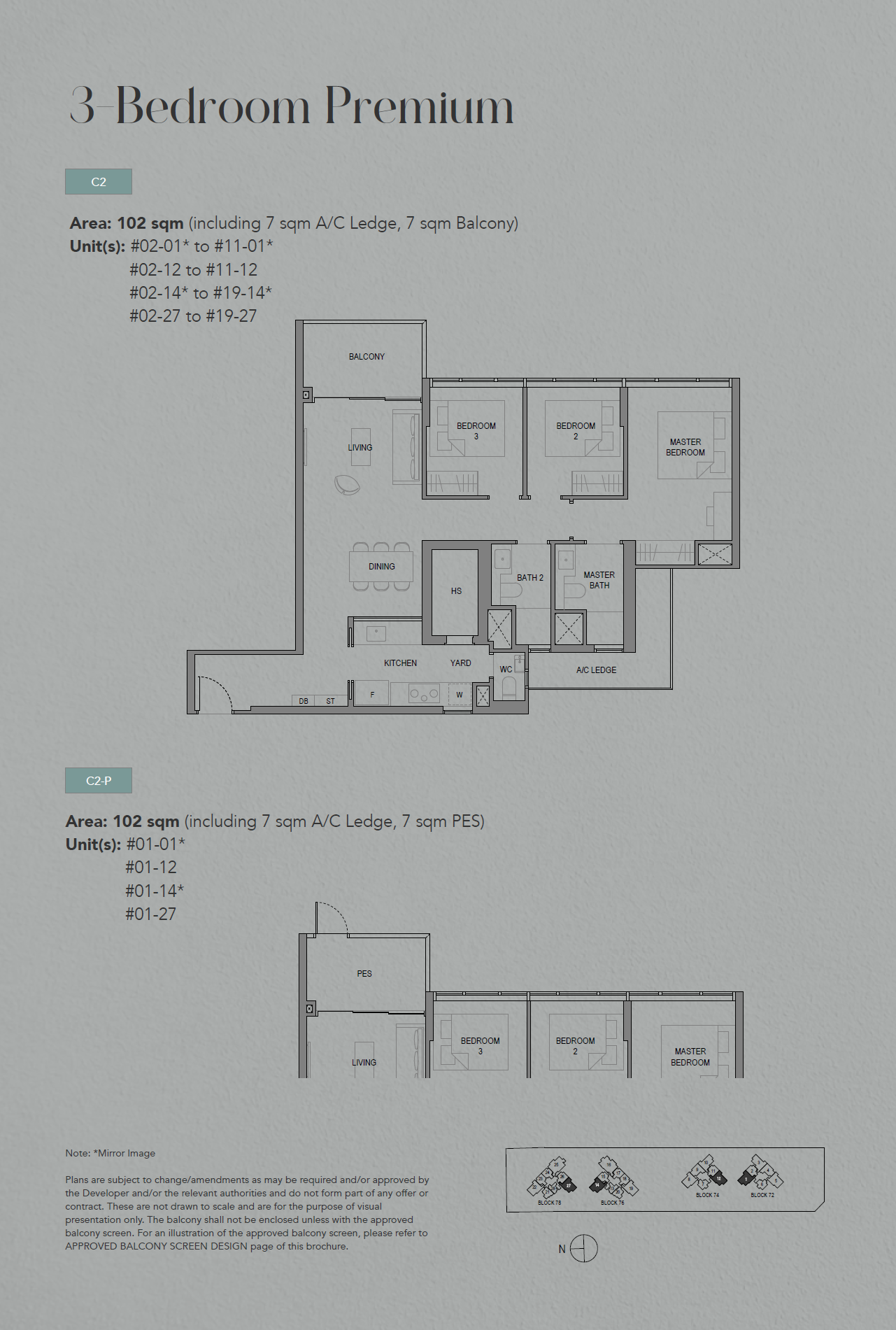 SORA 水岸华庭 3 Bedroom Premium C2-P