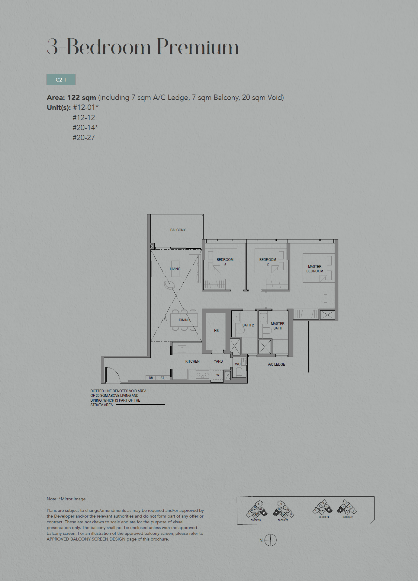 SORA 水岸华庭 3 Bedroom Premium C2-T