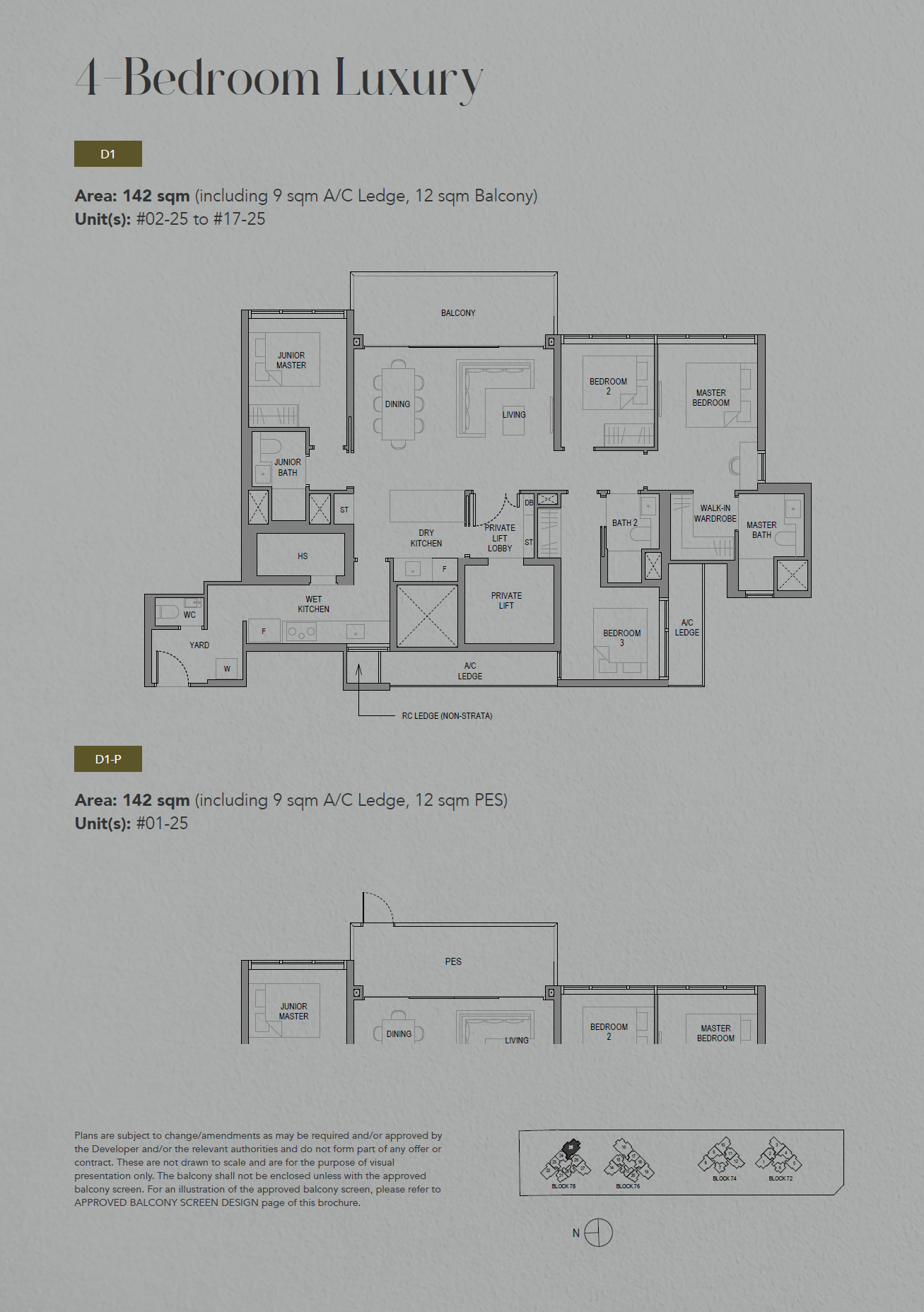 SORA 水岸华庭 4 Bedroom Luxury D1-P