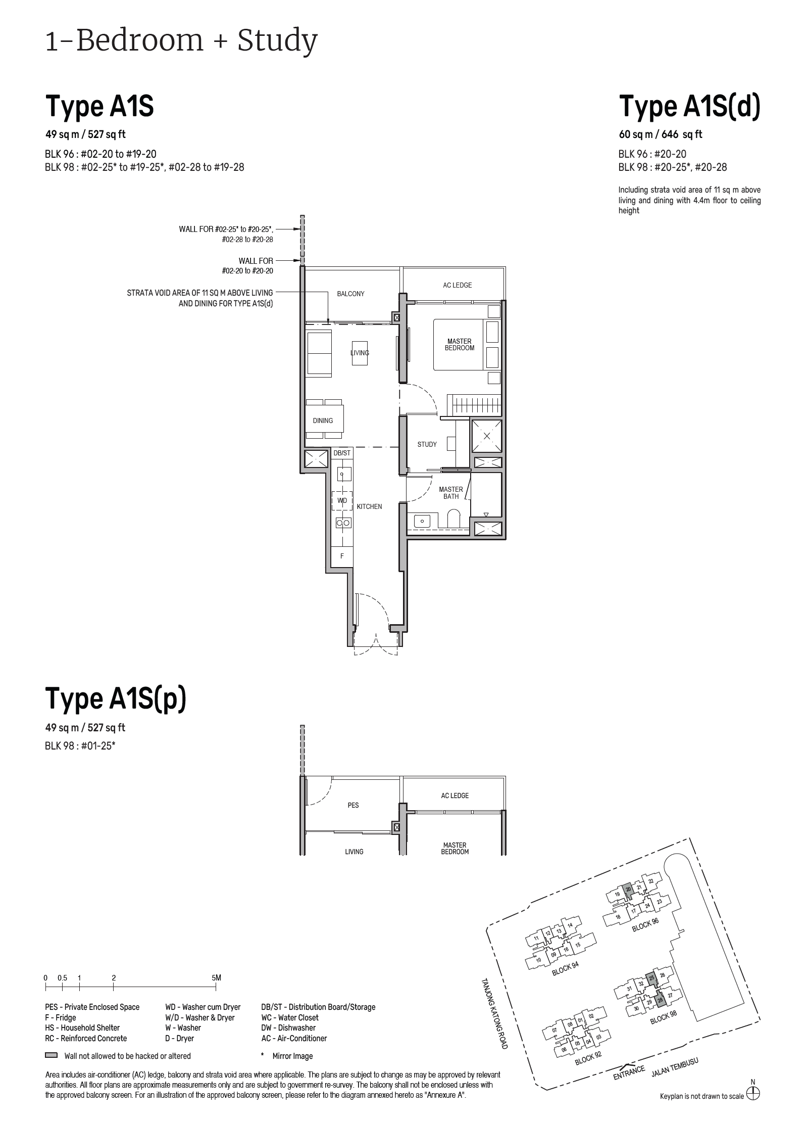 Tembusu Grand 1 Bedroom+Study A1S