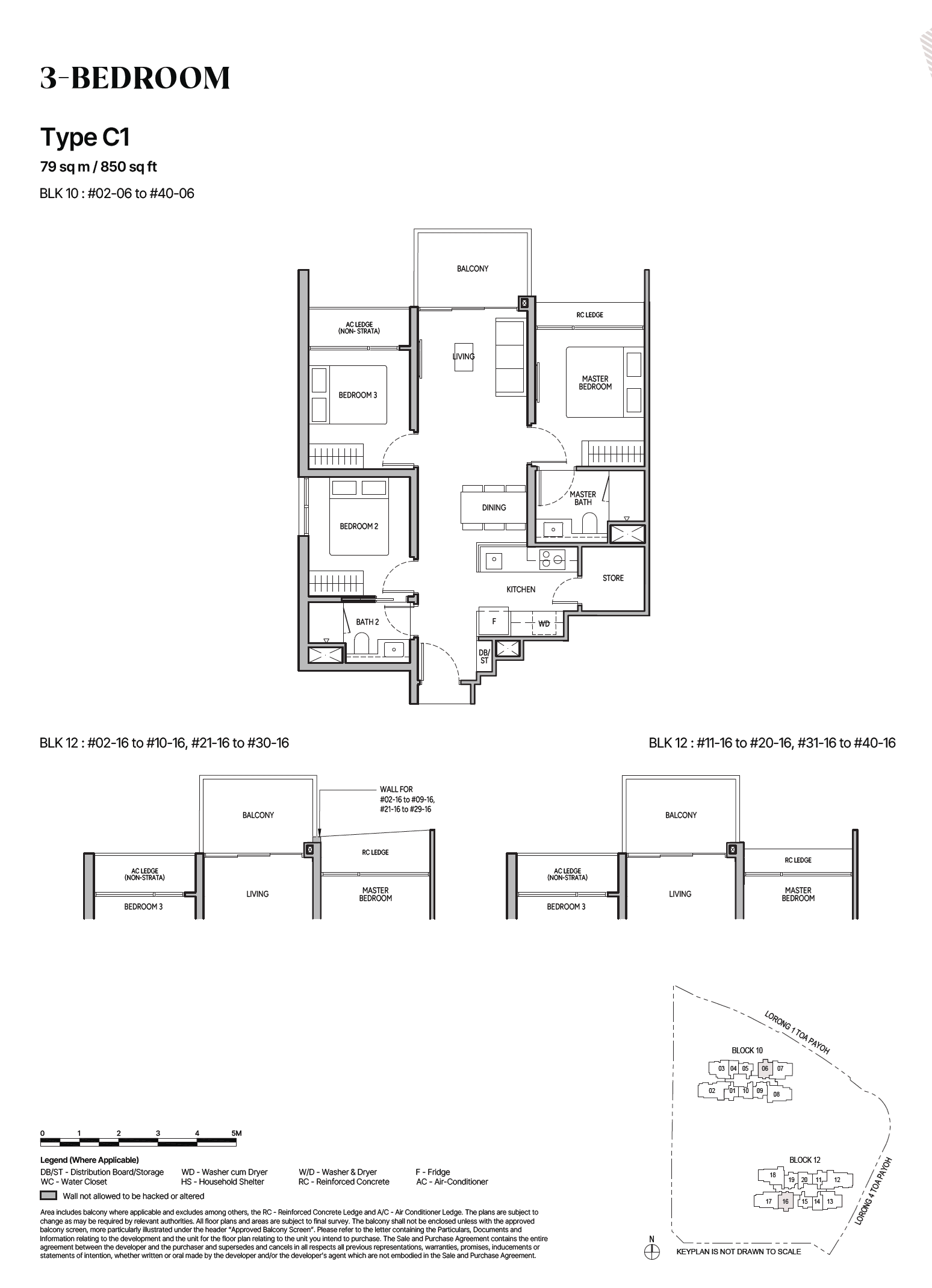 The Orie 3 Bedroom C1