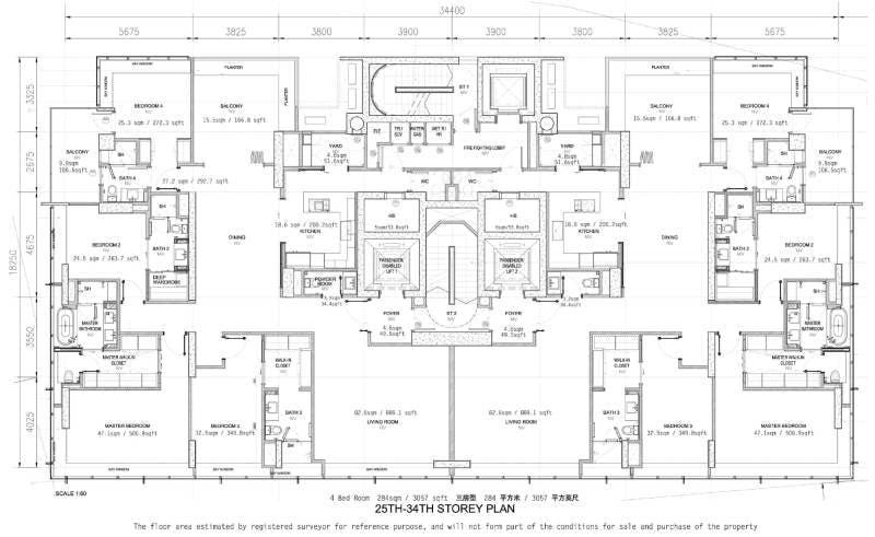 The Ritz-Carlton 丽思卡尔顿 4-bedroom 4BR