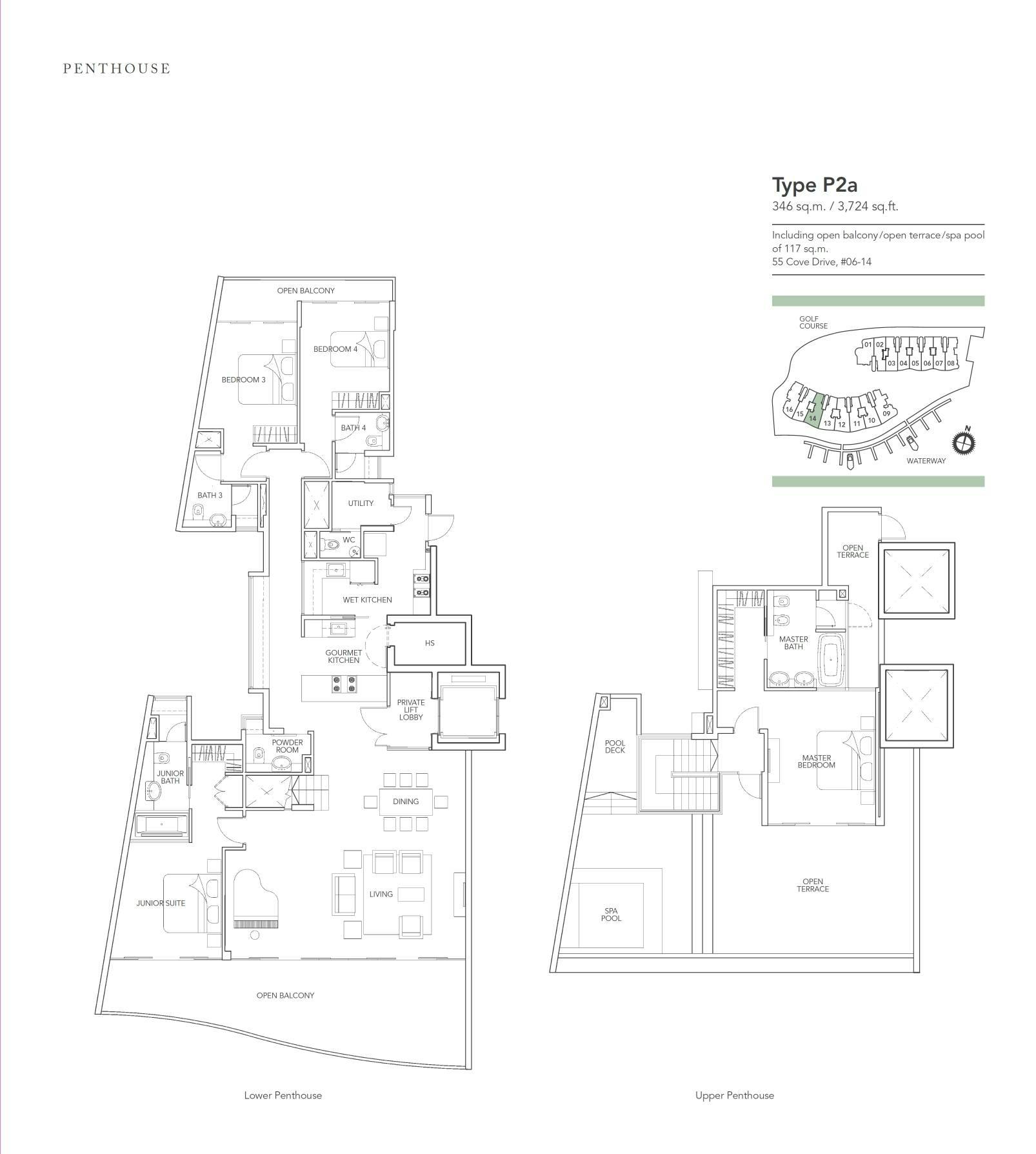 Turquoise Penthouse P2a