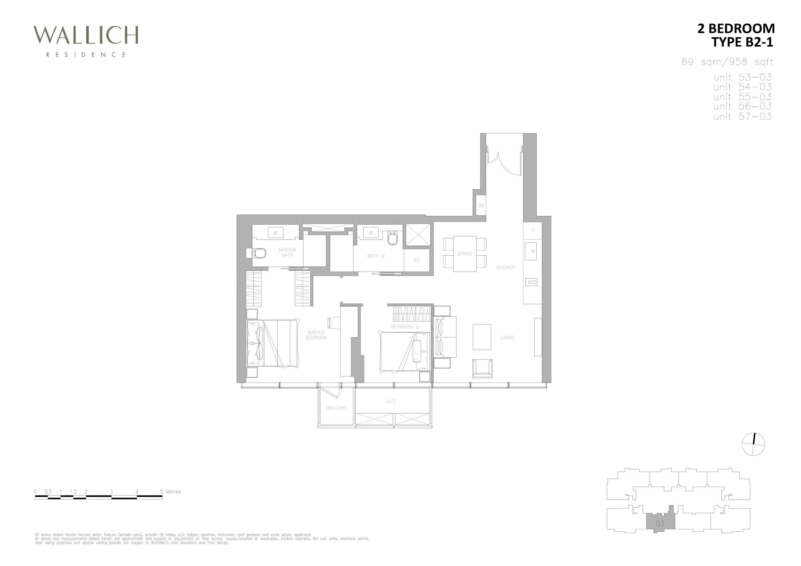 Wallich Residence 华利世家 2 BEDROOM B2-1