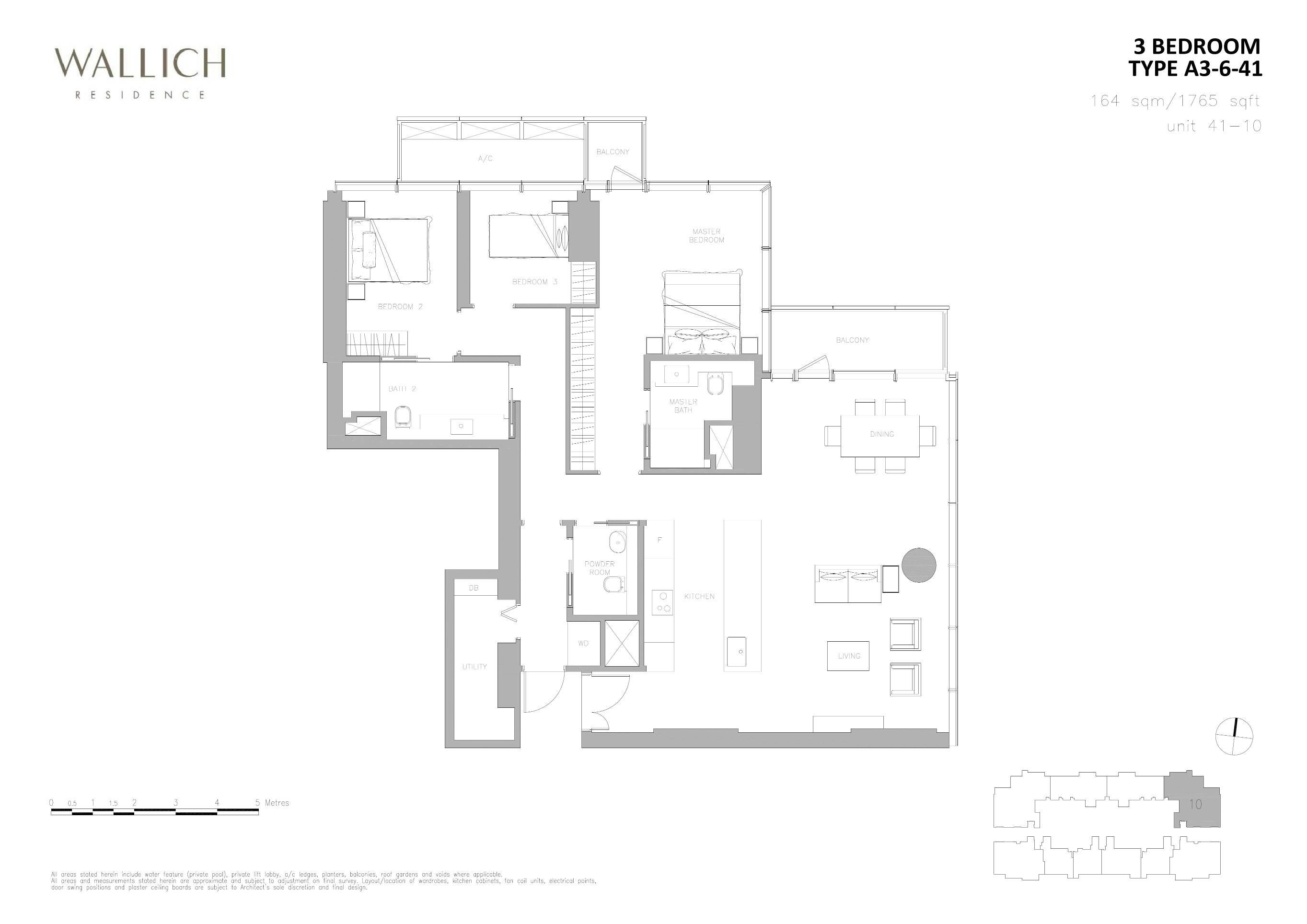 Wallich Residence 华利世家 3 BEDROOM A3-6-41