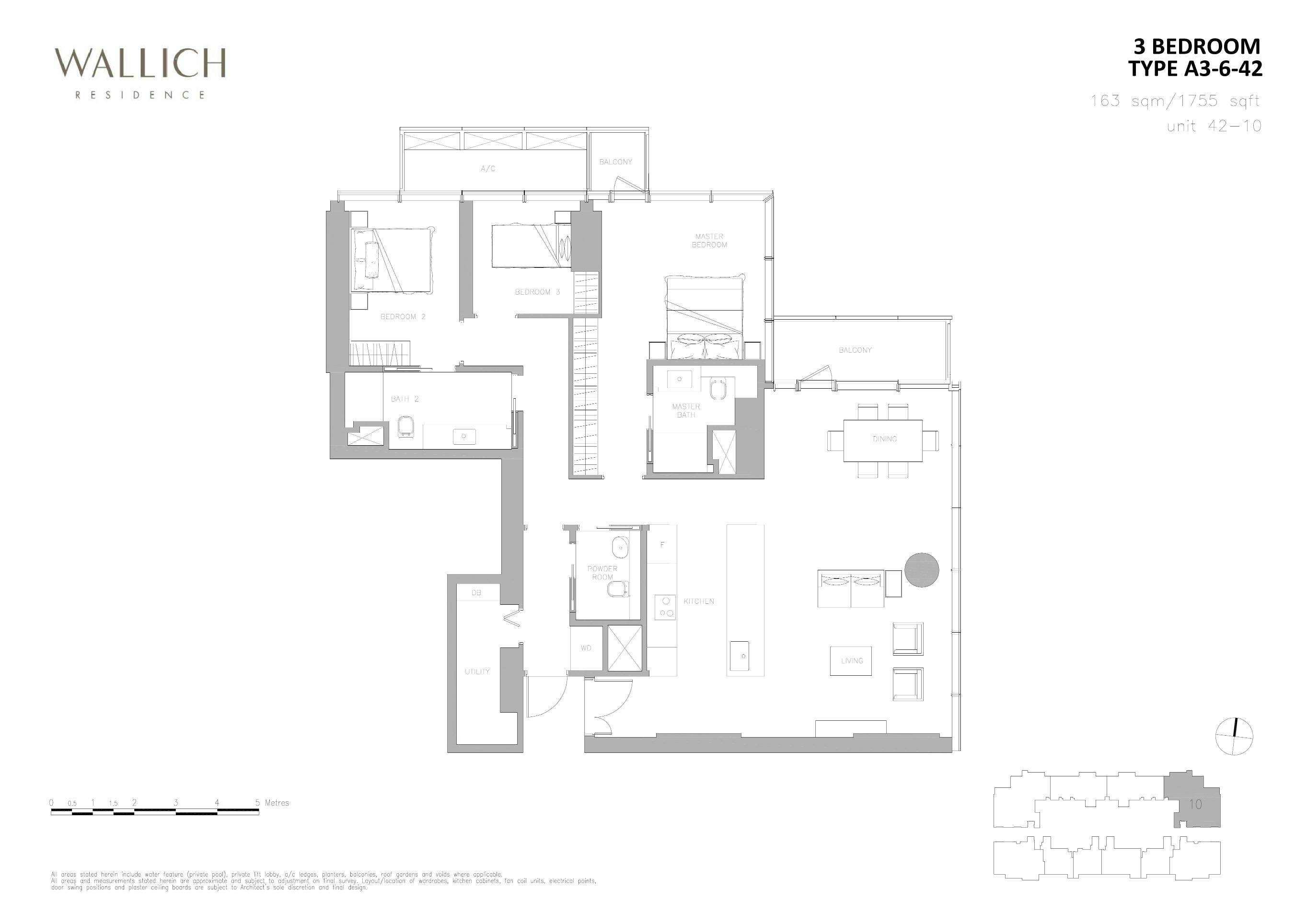 Wallich Residence 华利世家 3 BEDROOM A3-6-42