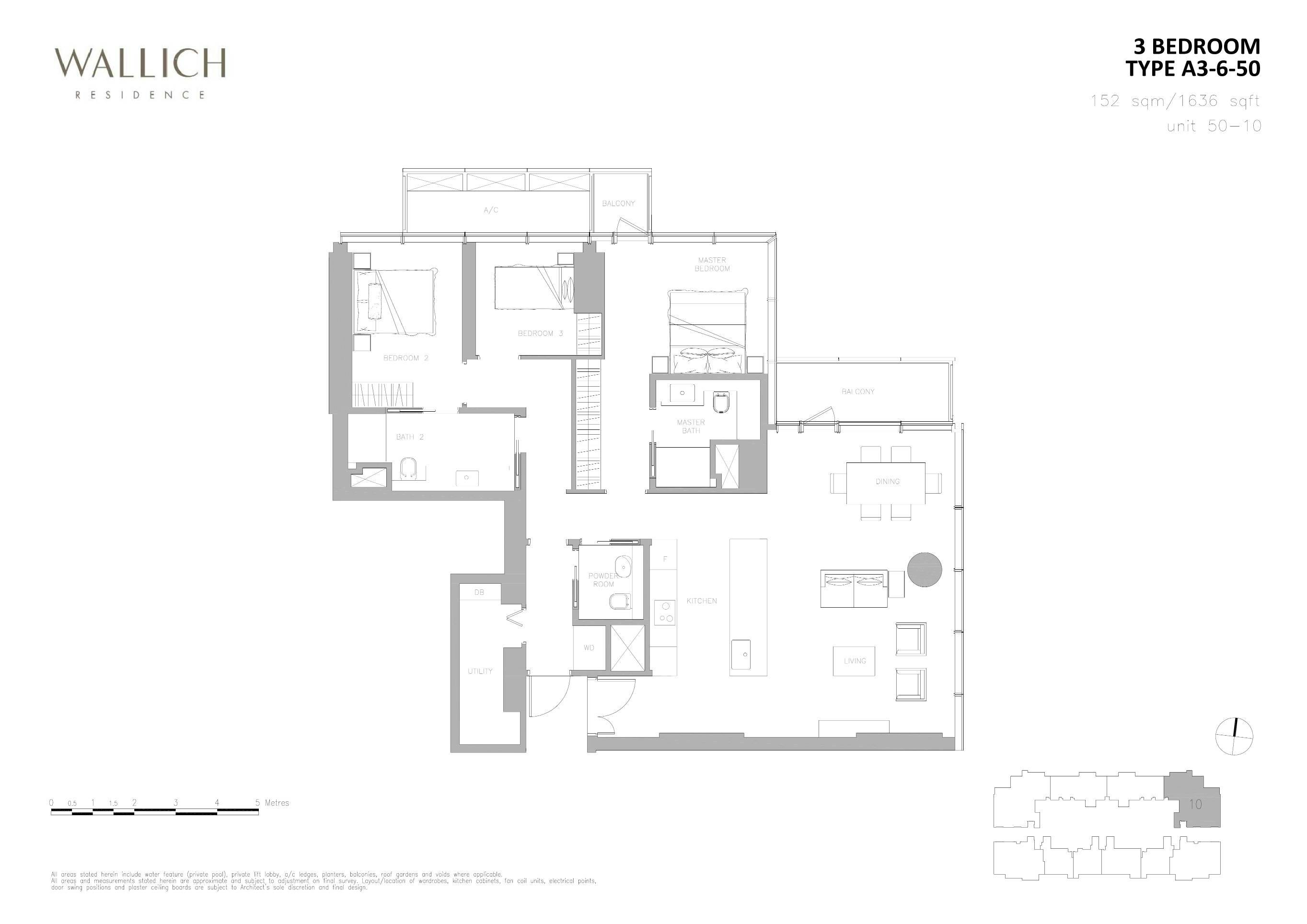 Wallich Residence 华利世家 3 BEDROOM A3-6-50