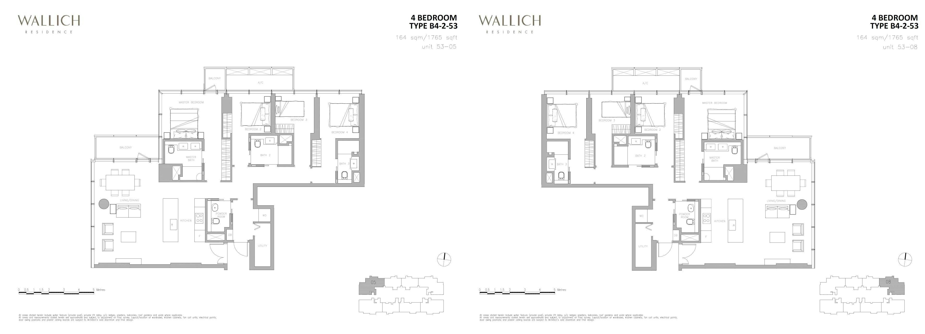 Wallich Residence 华利世家 4 BEDROOM B4-2-53