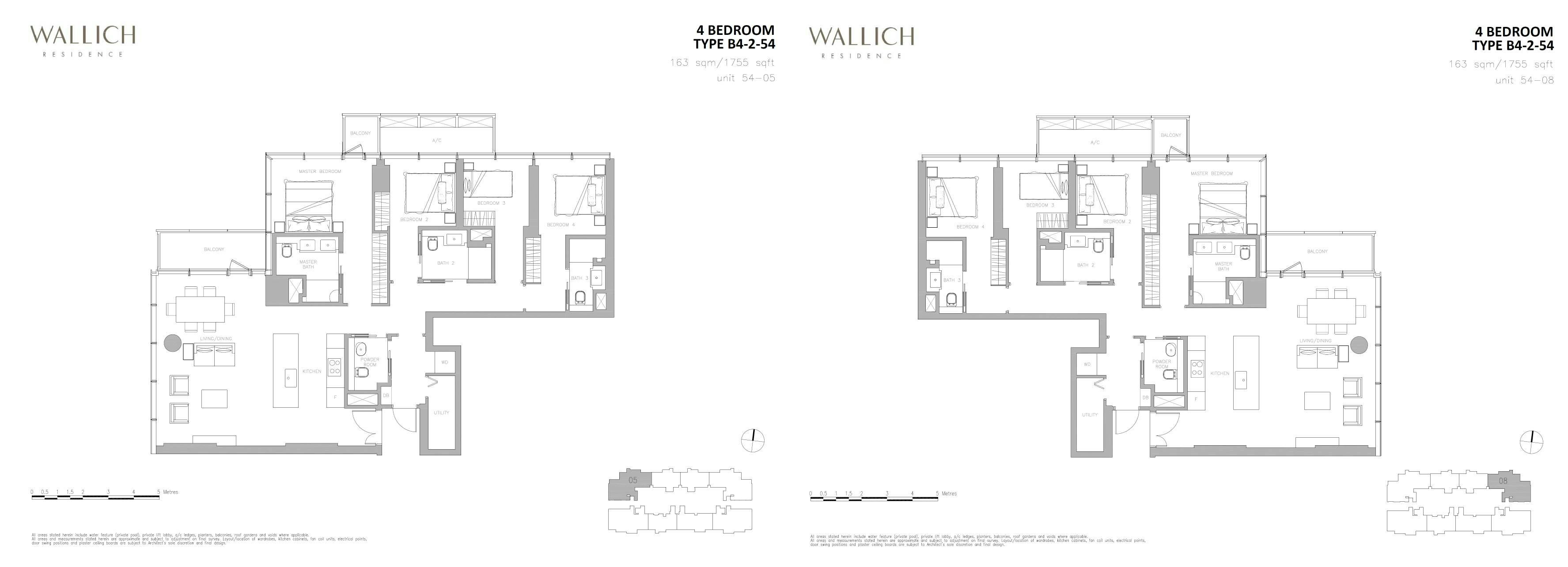 Wallich Residence 华利世家 4 BEDROOM B4-2-54