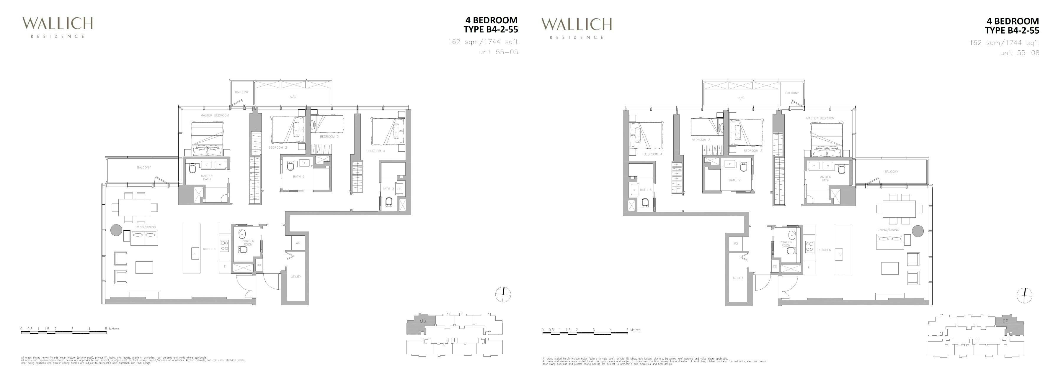 Wallich Residence 华利世家 4 BEDROOM B4-2-55