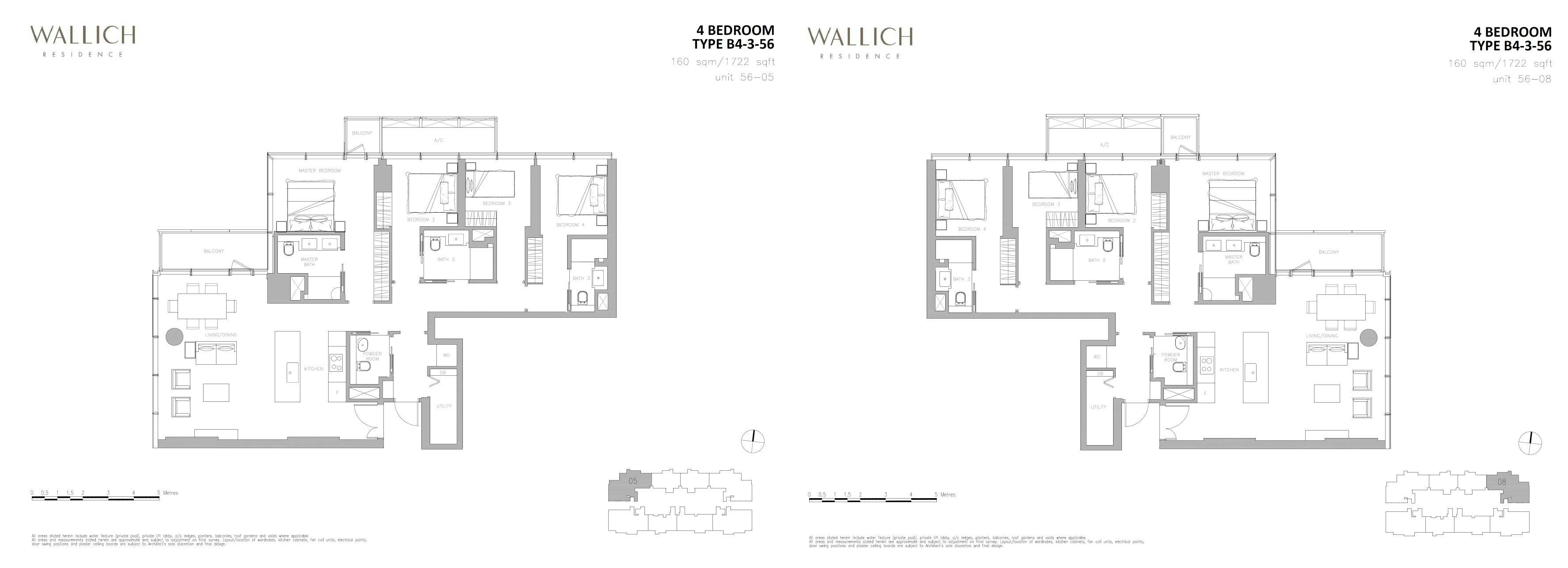 Wallich Residence 华利世家 4 BEDROOM B4-3-56