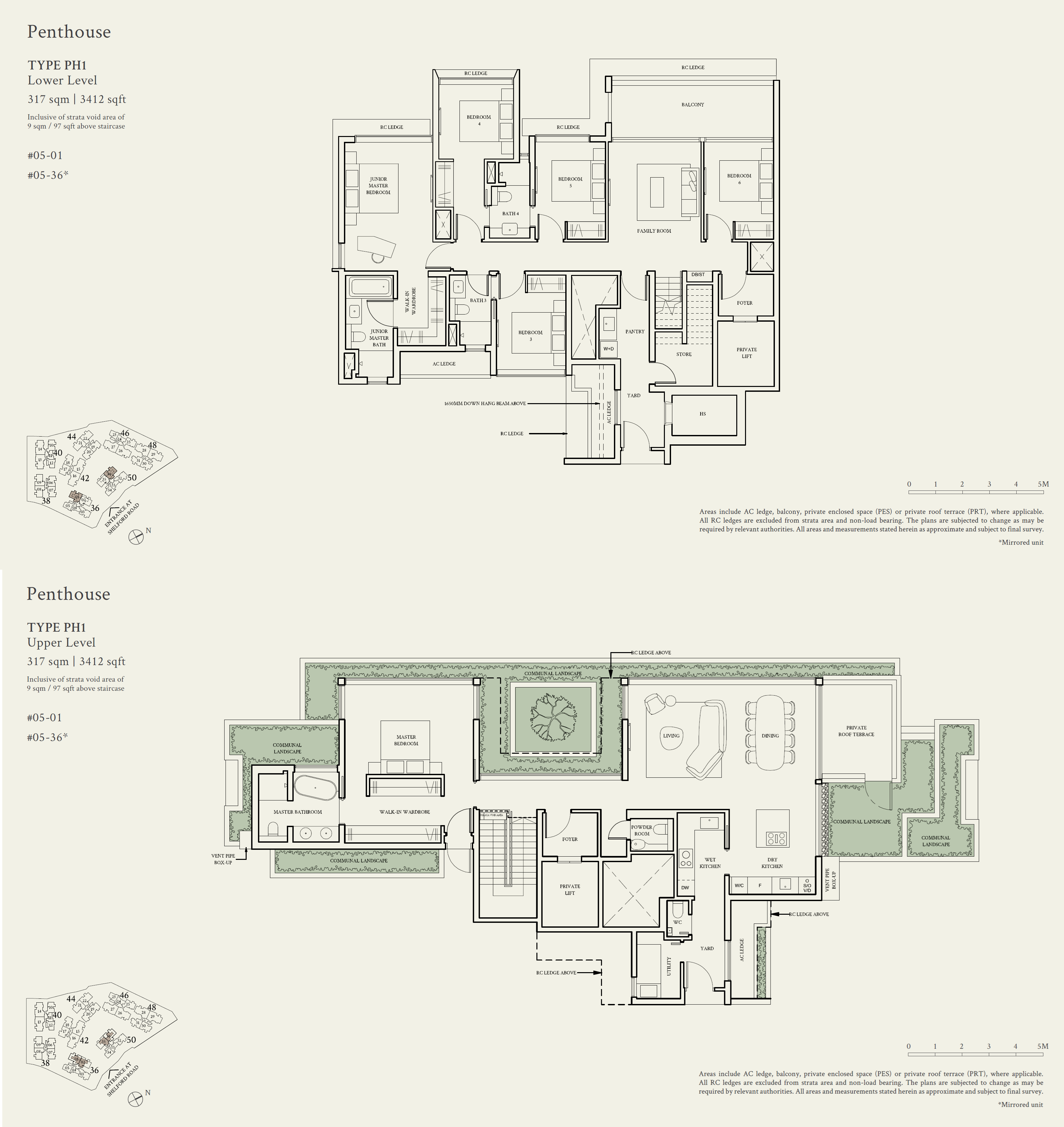 Watten House 华登嘉苑 Penthouse PH1