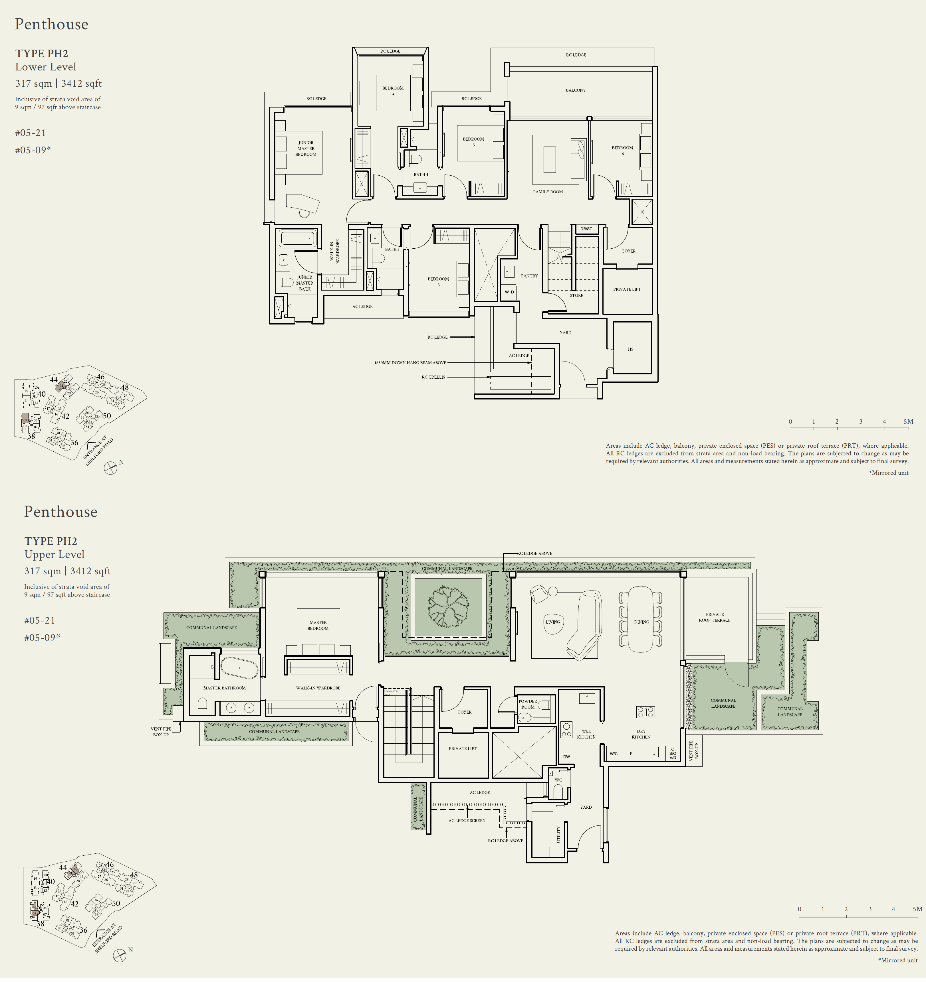 Watten House 华登嘉苑 Penthouse PH2