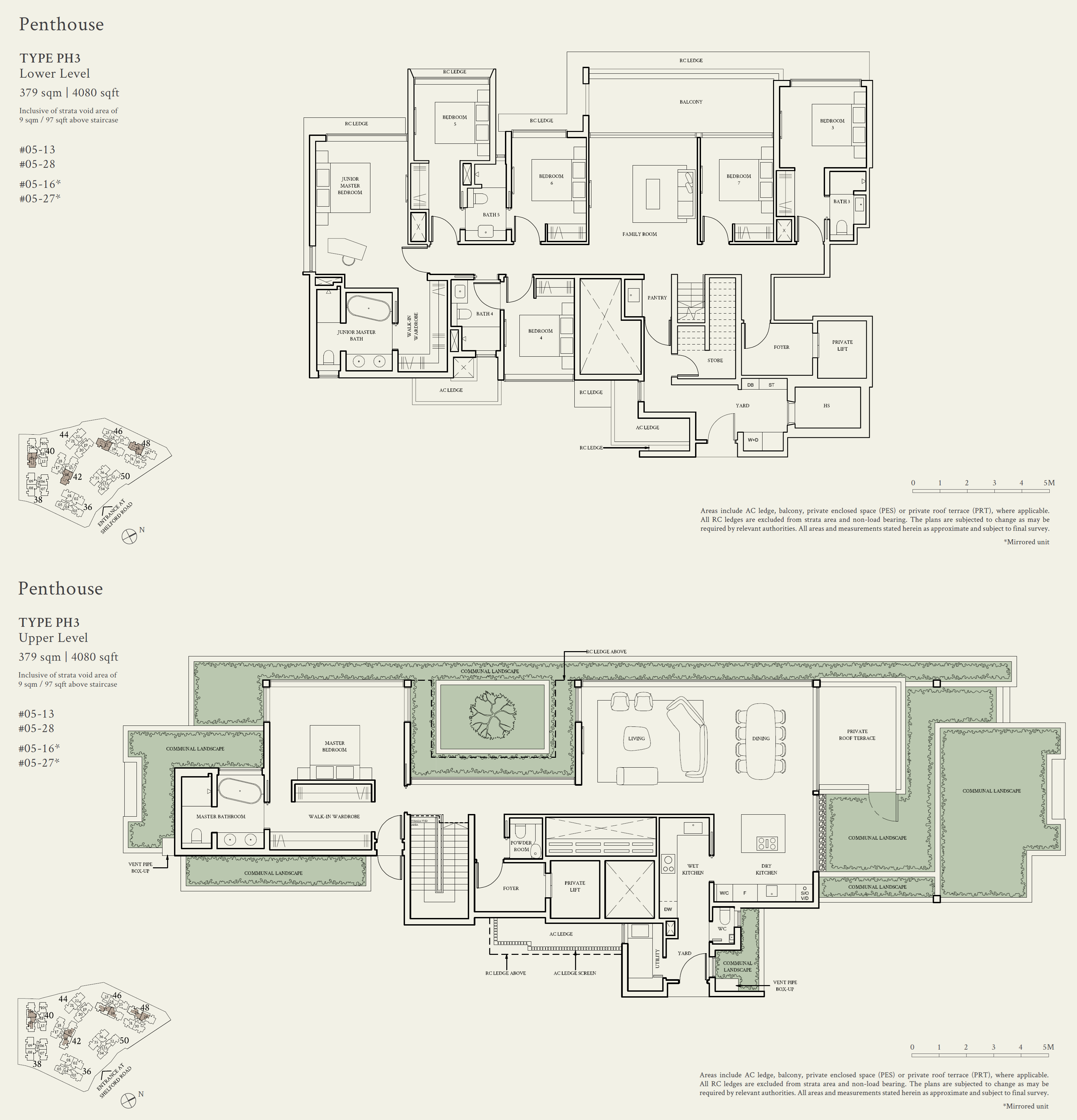 Watten House 华登嘉苑 Penthouse PH3