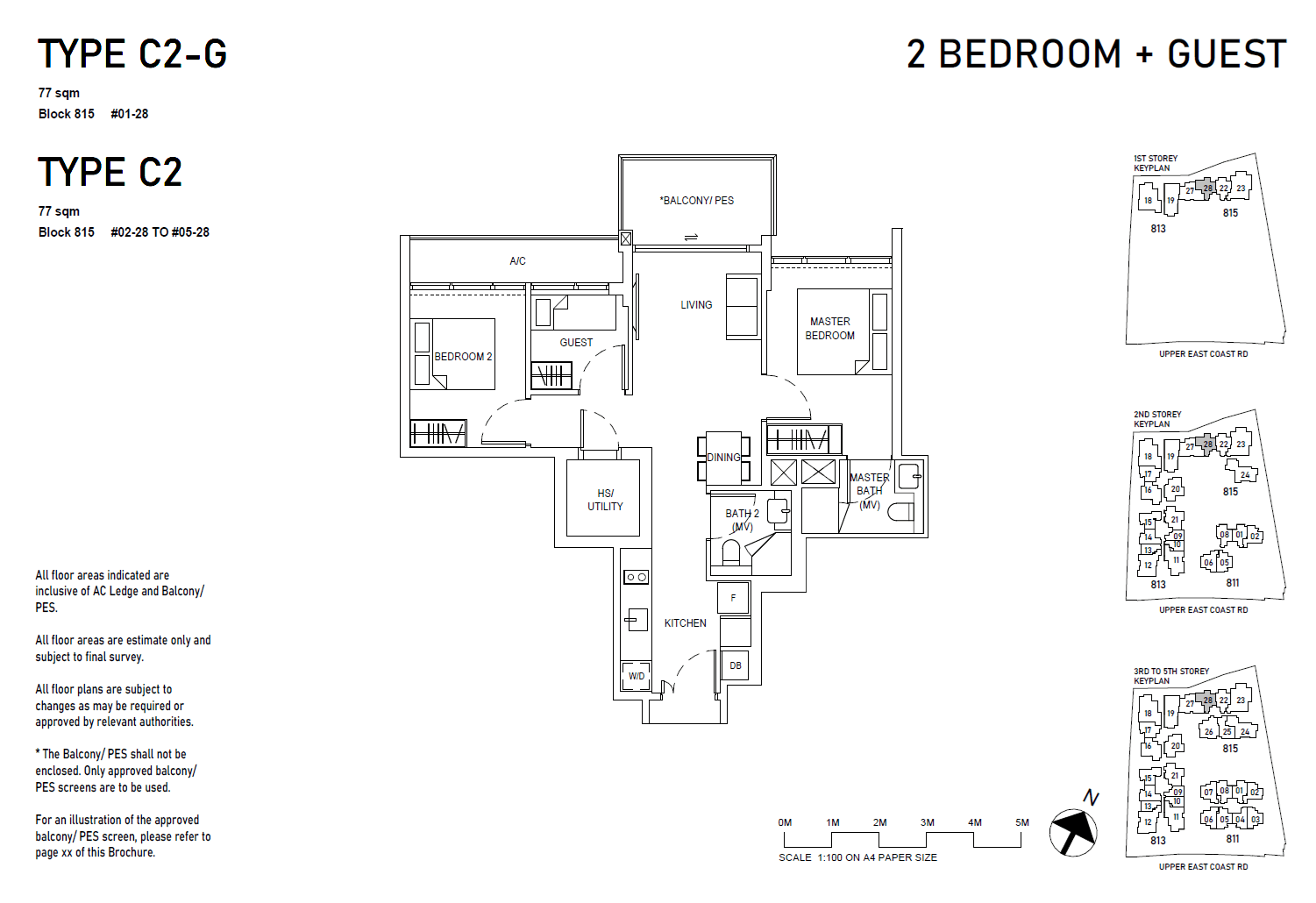 Bagnall Haus 2BR + Guest C2-G