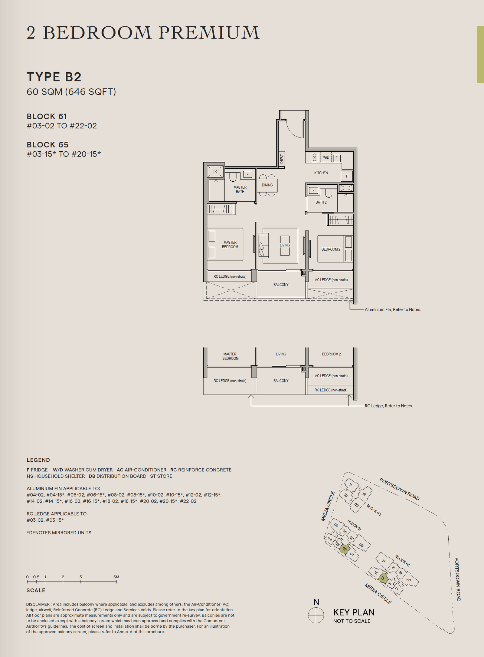 Bloomsbury Residences 2 Bedroom Premium B2