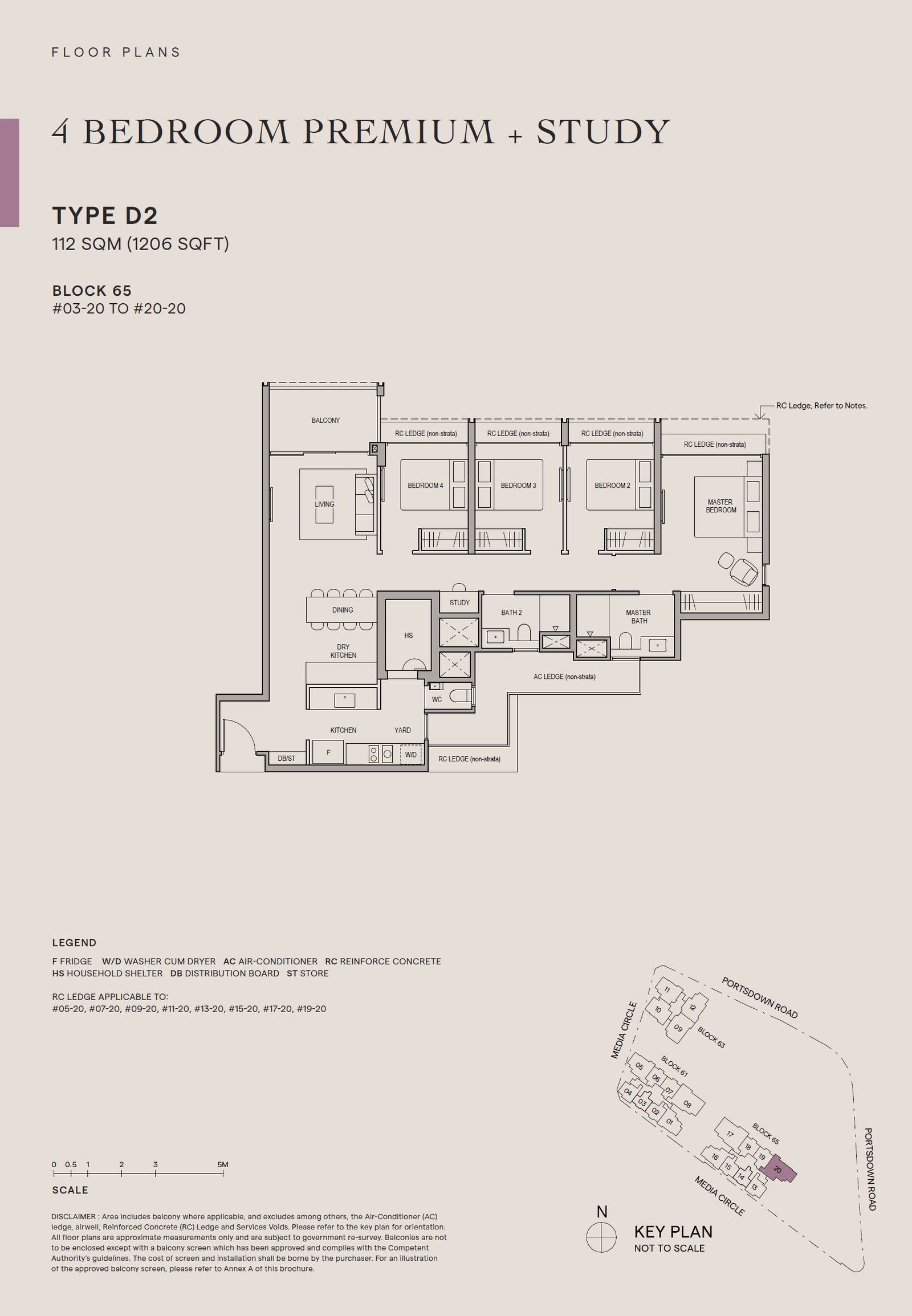 Bloomsbury Residences 4 Bedroom Premium + Study D2