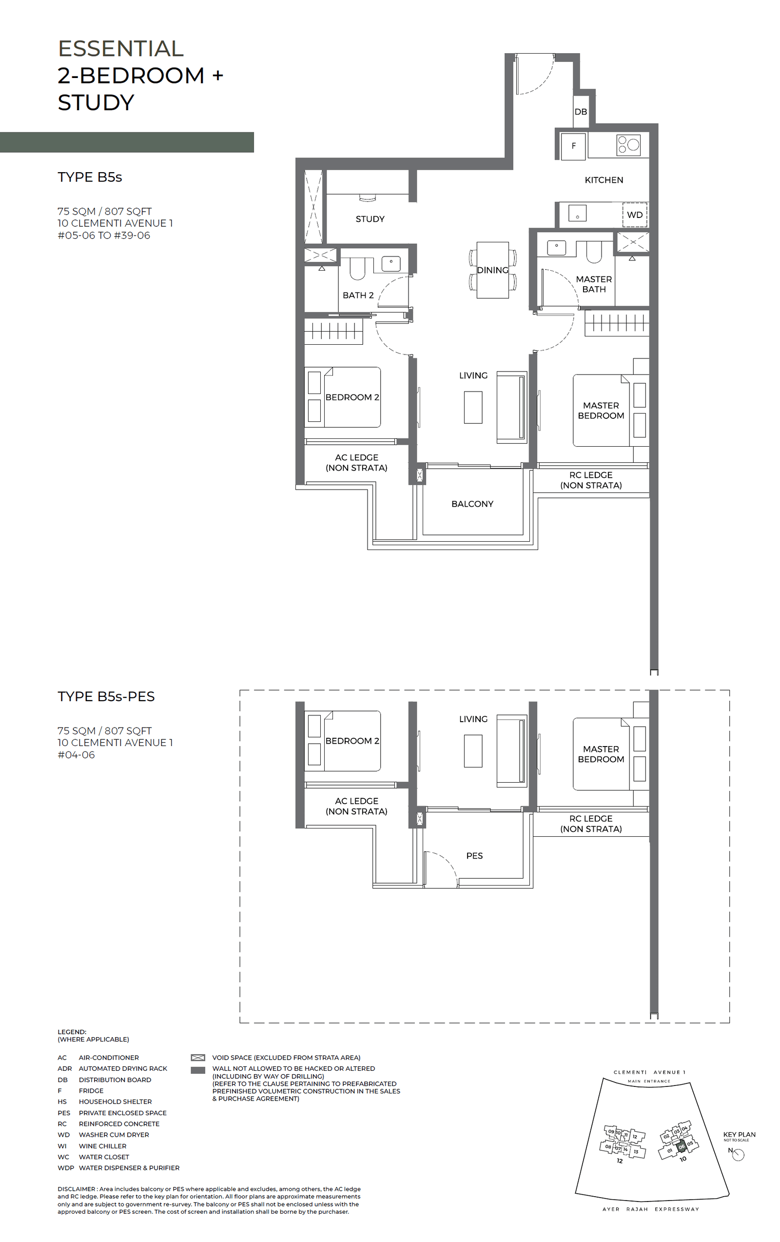ELTA 2 BEDROOM + STUDY B5s