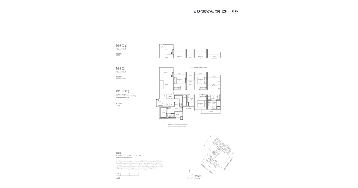 Altura's Floor Plan | 4 Bedroom Deluxe + Flexi [D2]