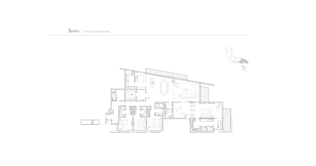 Eden Residences Capitol's Floor Plan | Azalea [Azalea]